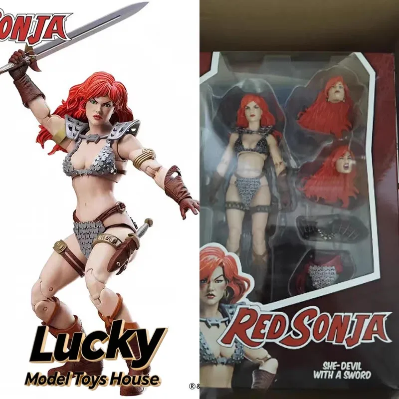 1/12 Scale Collectible Red Hair Sonja Movable Joint Body Design 6inch BOSS Action Figure — view 4