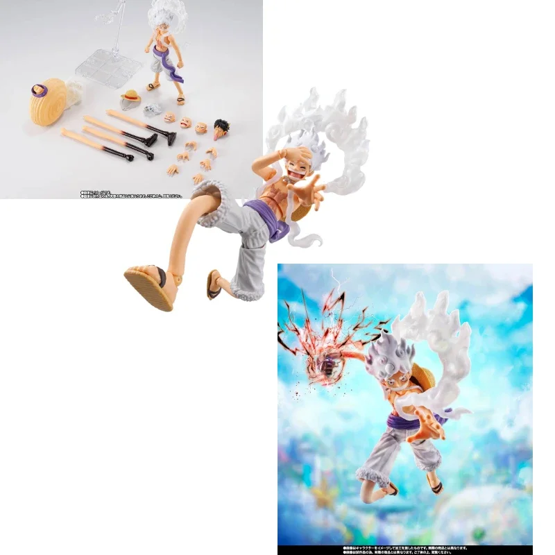 In StockOriginal BANDAI One Piece S.H.Figuarts Monkey D. Luffy Gear 5 Action Figure
