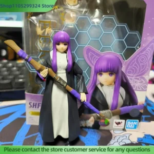 Bandai Shf Frieren: Beyond Journey’S End Frieren Fern Anime Action Figure Pvc Model Toy Desktop Decoration Trend Exquisite Gifts