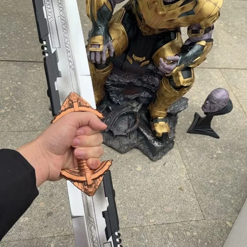 1/4 the Avengers Thanos Sitting Posture Magnetic Suction Anime Model Resin Collectible Figure — view 4