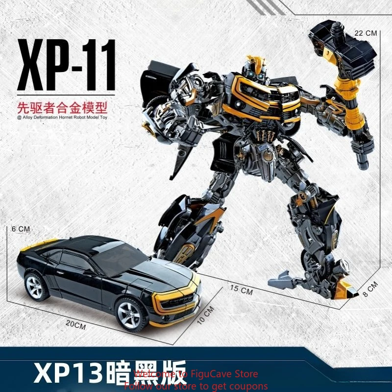 Transforming Alloy XP14 OP BEE Car Robot Model Action Figure — view 2