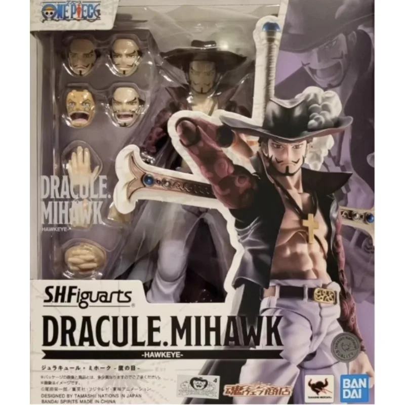 Bandai One Piece S.H.Figuarts Dracule Mihawk Oka Shichibukai Action Figure — view 2