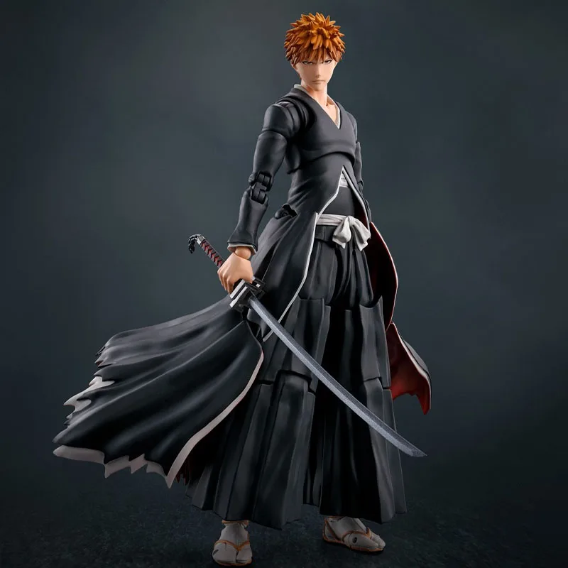 BANDAI S.H.Figuarts BLEACH ICHIGO KUROSAKI GETSUGATENSHO Model Action Figure — view 3