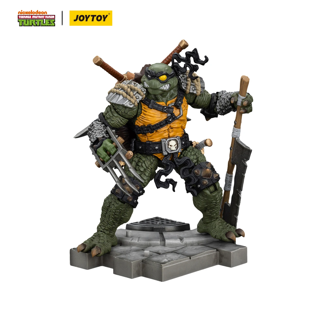 JOYTOY TMNT Slash, Tokka & Krang 1/18 Scale Action Figure Set — view 2