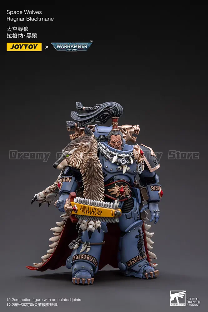 JOYTOY Warhammer 40K Space Wolves Ragnar Blackmane 1/18 Action Figure