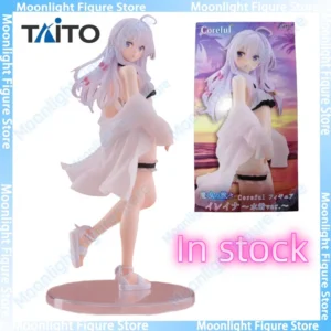 In Stock Original TAITO Coreful Elaina Swimsuit Desktop Cute Dolls Anime Action Figure Toy Gift Model Collection