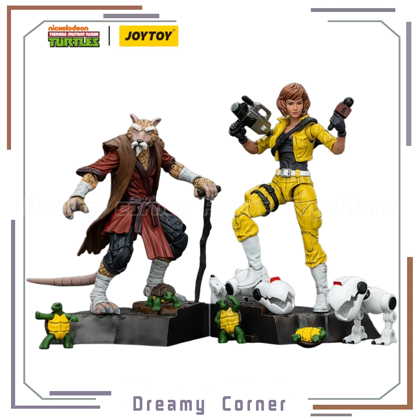 JOYTOY TMNT-April O'Neil Splinter 2PCS 1/18 Action Figure — view 2