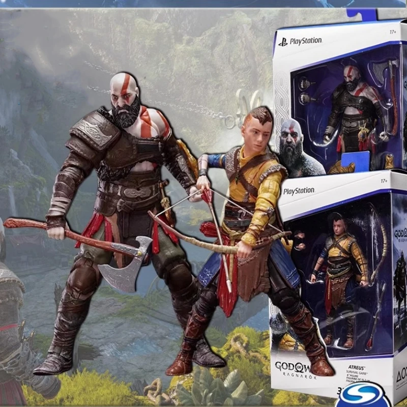 Spin Master God of War: Ragnarok Ps5 Kratos Atreus 6-Inch Model Box Action Figure — view 8