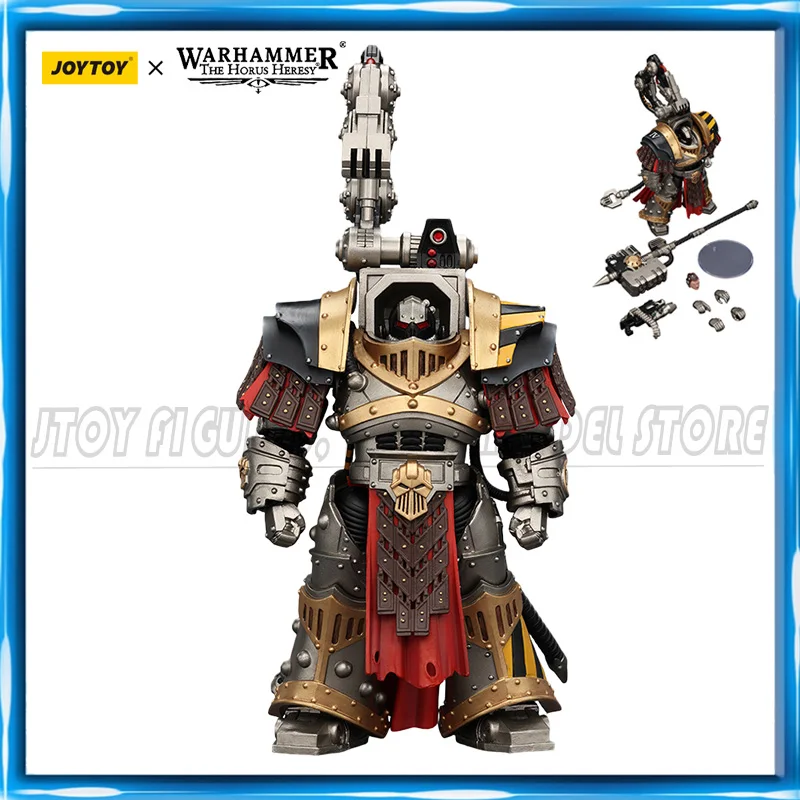 JOYTOY Warhammer 40K 1/18 Iron Warriors Warsmithwith Graviton Crusher Hammer Figures Action Figure
