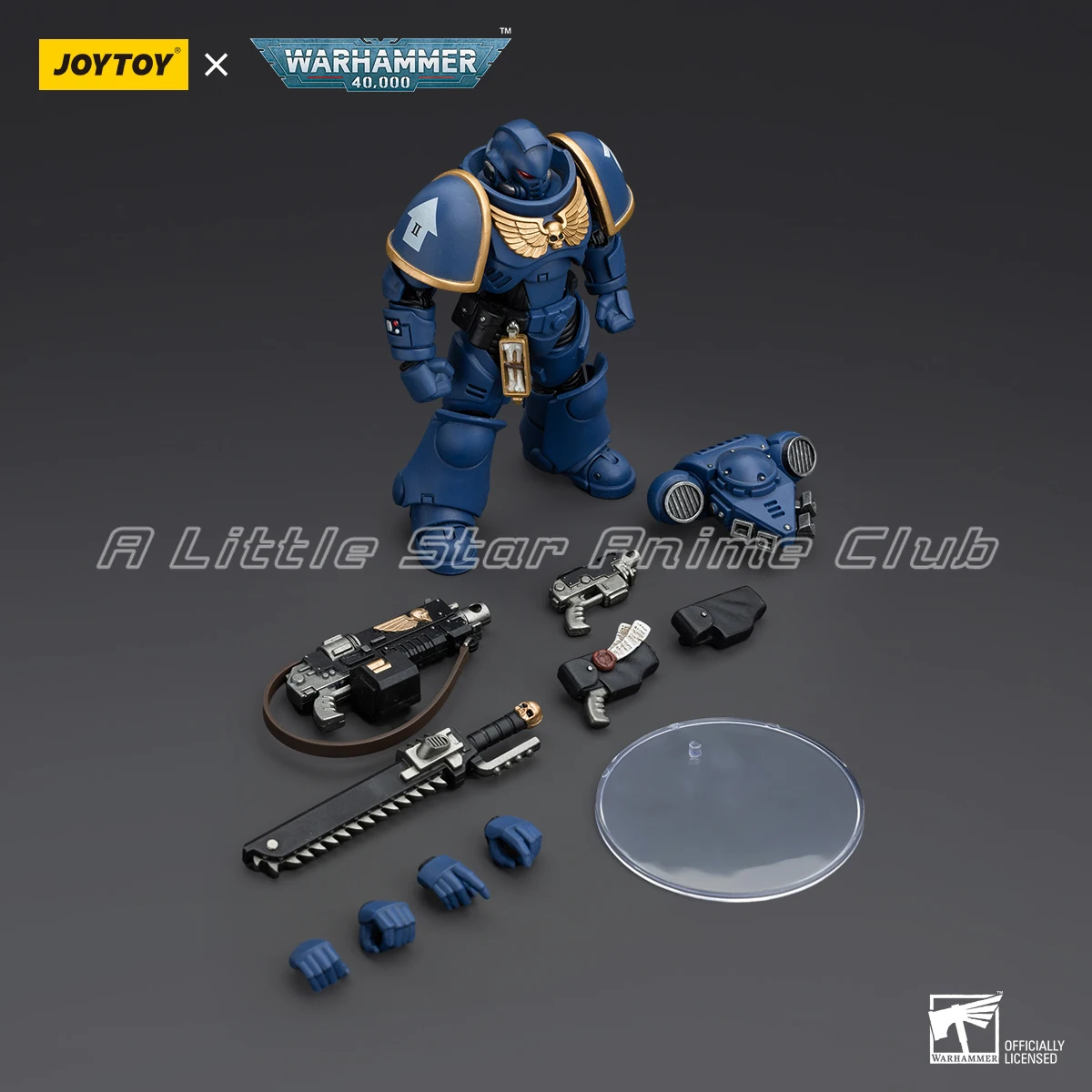 JOYTOY 1/18 Warhammer 40000 Ultramarines Intercessors Animation Figures Model Action Figure — view 6