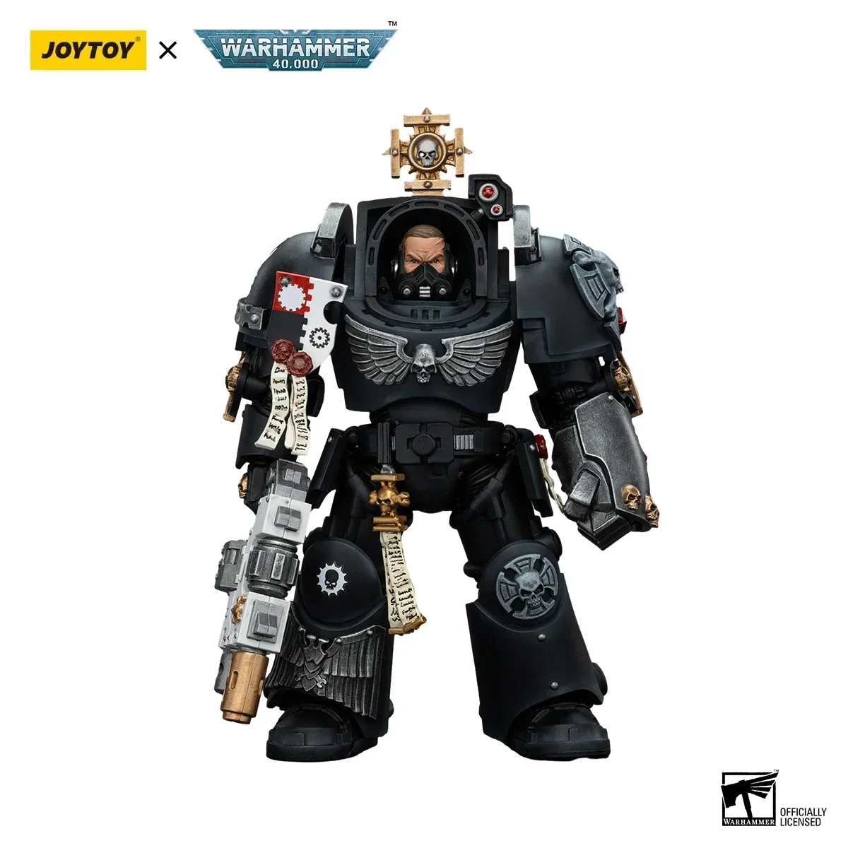 JOYTOY 40k 1/18 14.3cm Iron Hands Captain in Terminator Armour Garage Model Kit — view 7
