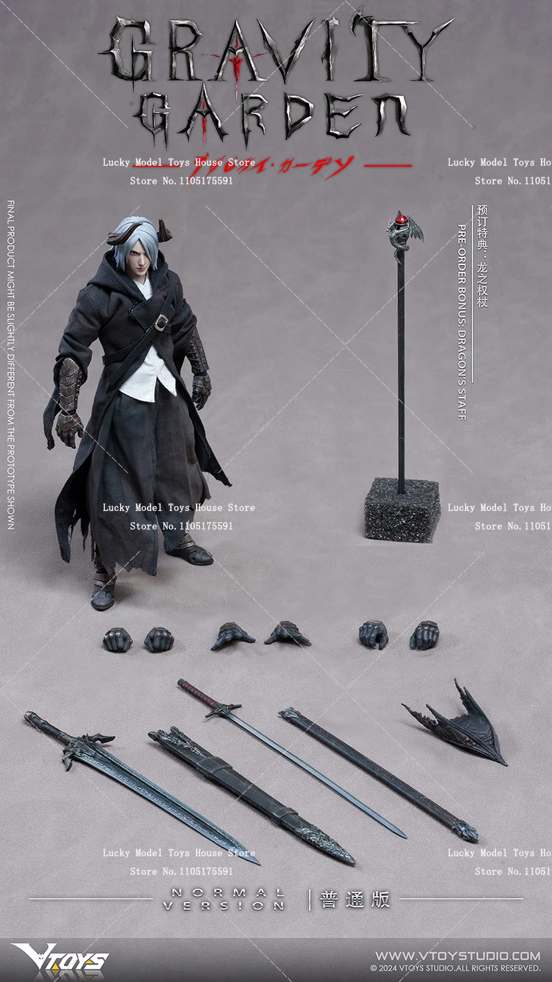 VTOYS Gravity Garden White Hair Dragon 1/12 Scale Figure — view 7