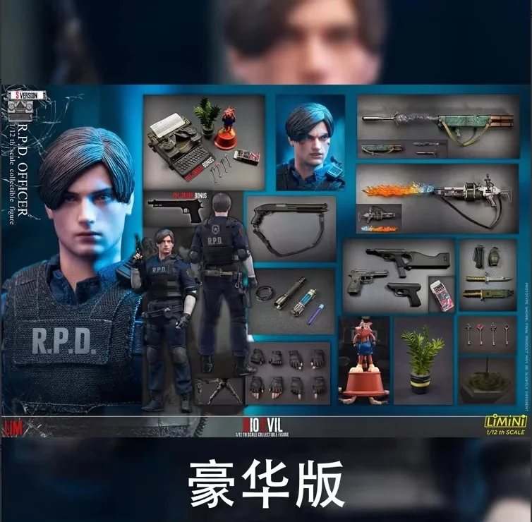 Patriot Studio Steelback Beast Resident Evil Leon S Kennedy 1/12 Scale 6 Action Figure — view 8