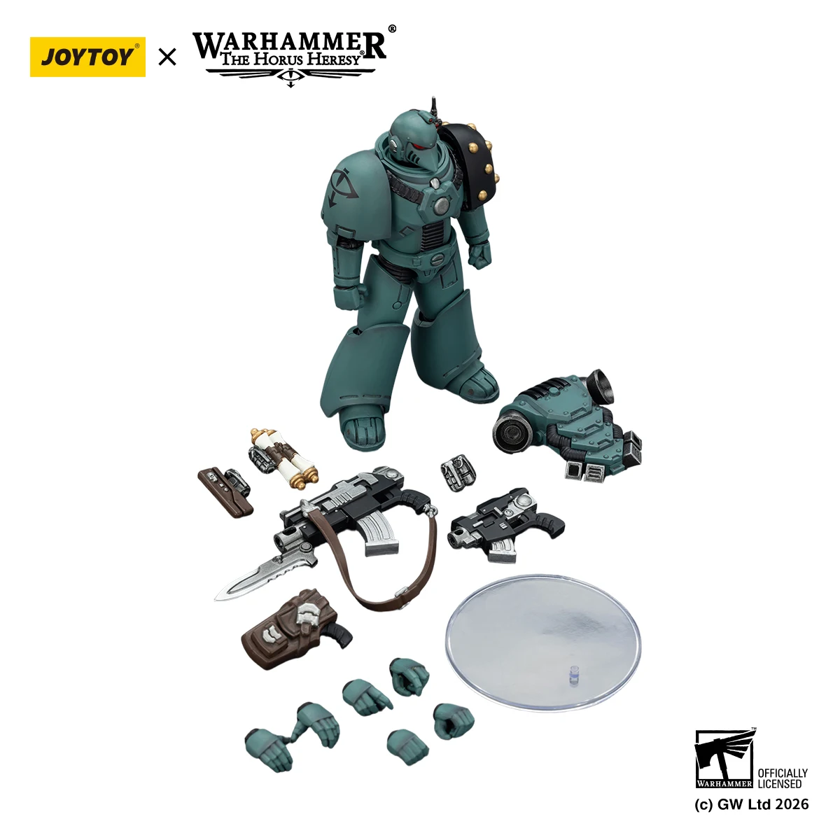 JOYTOY Warhammer 30K 1/18 Sons of Horus MKVI Tactical Legionary Anime Military Action Figure — view 5