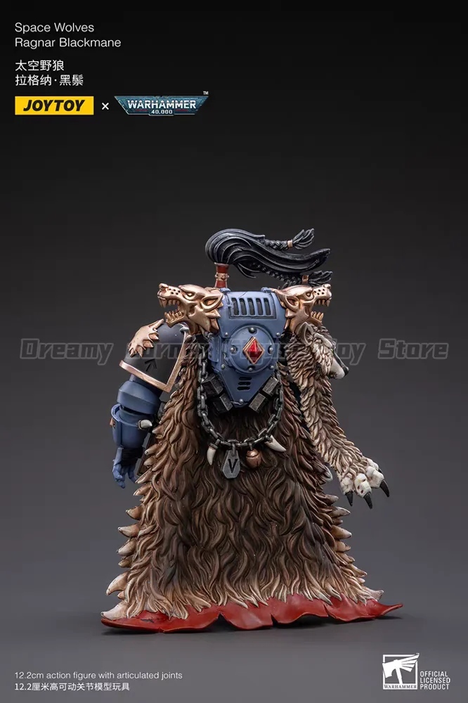 JOYTOY Warhammer 40K Space Wolves Ragnar Blackmane 1/18 Action Figure — view 6