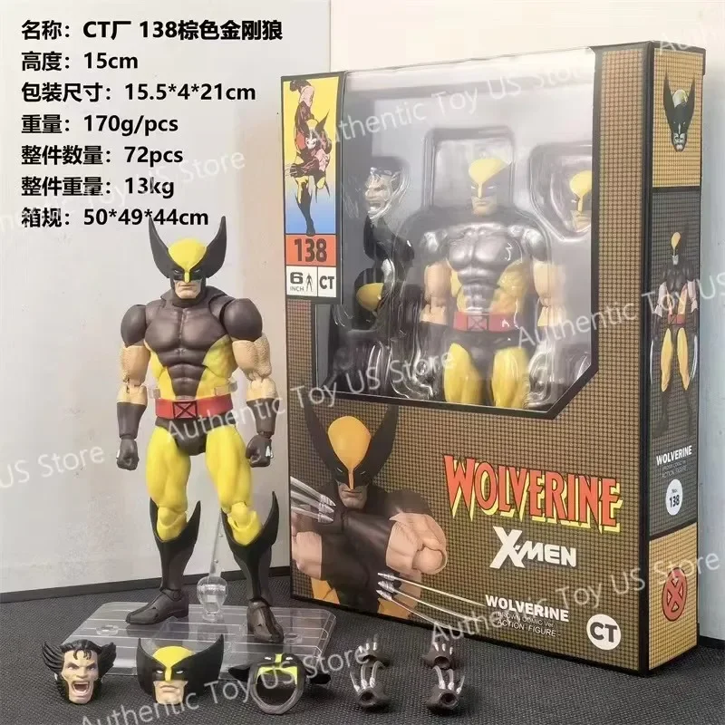 Ct Wolverine Deadpool Mafex 096 138 X Men Comic Version Collectible Figure — view 7