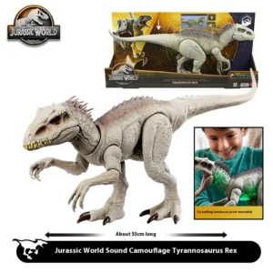 Hot Mattel Jurassic World Series Tyrannosaurus Rex Action & Sound Dinosaur Slashing & Tail Whip Motions Child Toy Festival Gift
