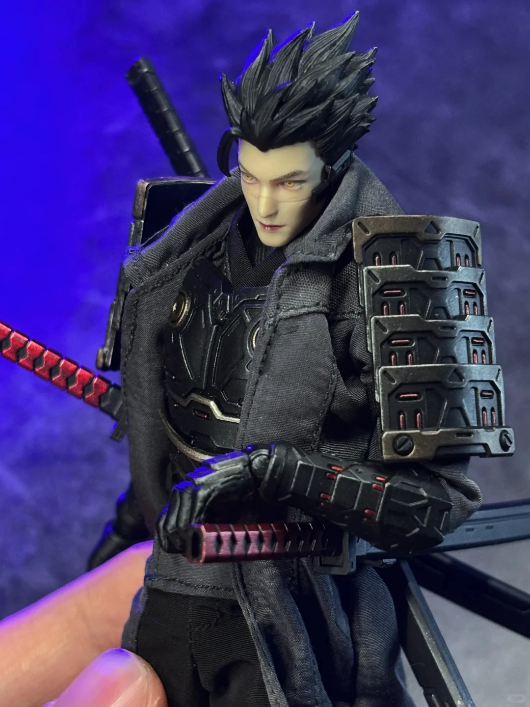 TYCTOYS VTOYS VSD010 1/12 Taki Samurai Cloth Punk Style Sword Master Mini Action Figure — view 3