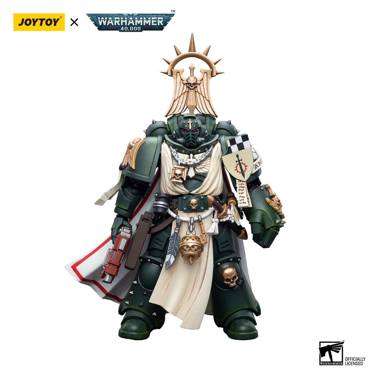 JOYTOY Warhammer 40k 1/18 Anime 12cm Dark Angels Master Lazarus with Action Figure — view 5