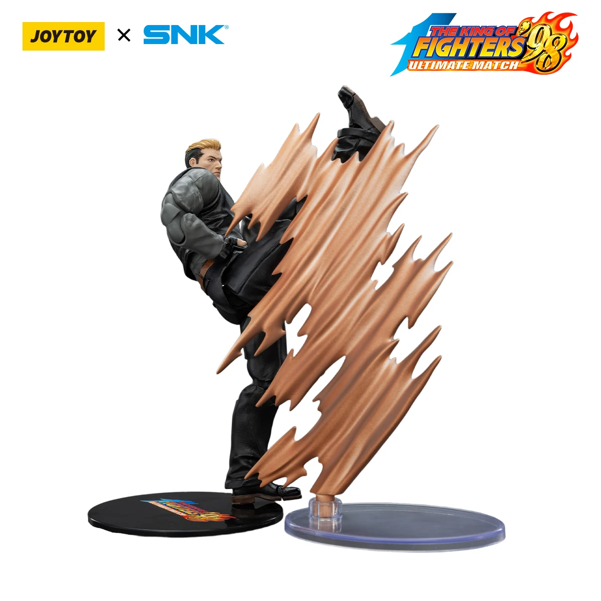 JOYTOY SNK 1/18 KOF 98UM Hero Team Kyo Kusanagi Goro Daimon Benimaru Action Figure — view 6