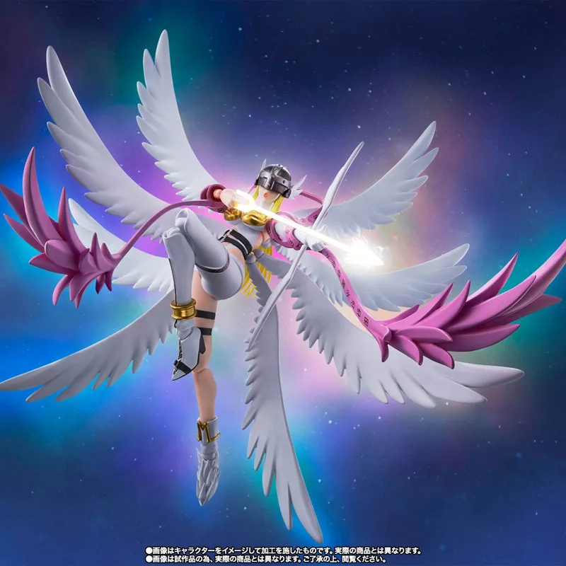BANDAI Box S.H.Figuarts Digimon ANGEWOMON OMEGAMON BEST SELECTION Model Action Figure — view 6