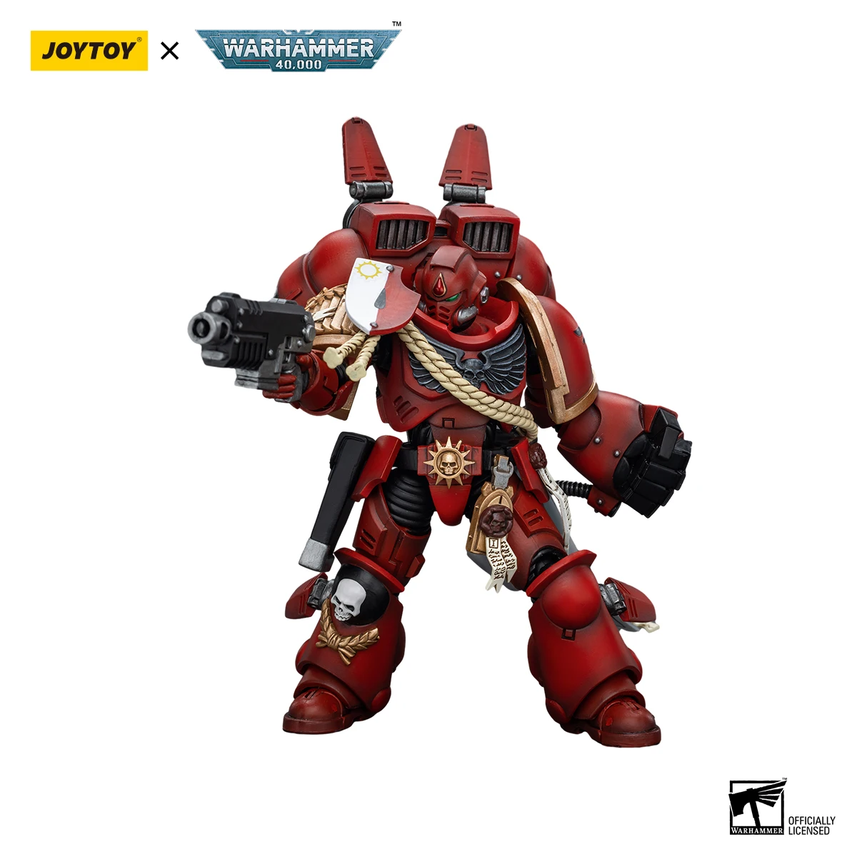 JOYTOY 1/18 Warhammer 40K Ultramarines Figures Sergeant Rychas Model Action Figure — view 7