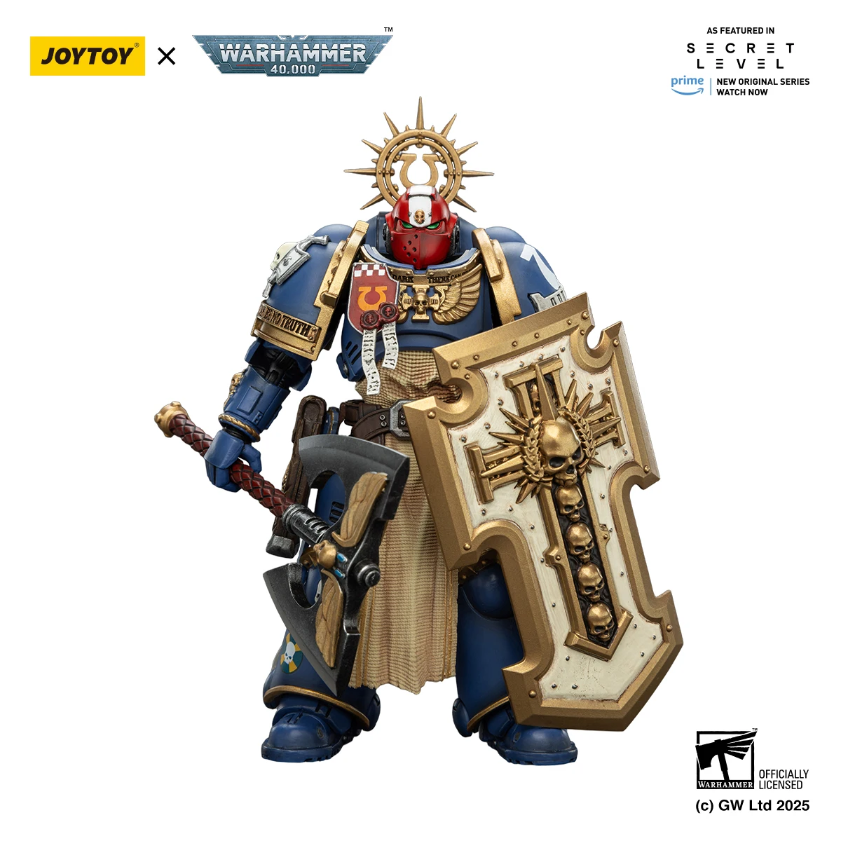 JOYTOY Warhammer 40K 1/18 Ultramarines Titus Metaurus Levantus Torvald Anime Model Action Figure — view 3