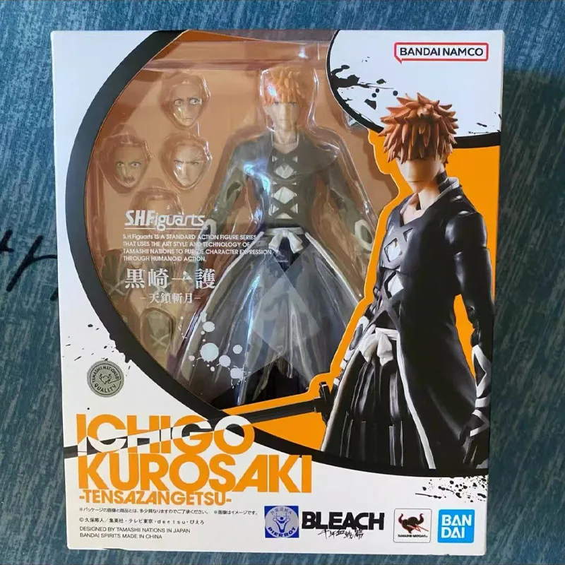 BANDAI S.H.Figuarts BLEACH ICHIGO KUROSAKI GETSUGATENSHO Model Action Figure — view 8