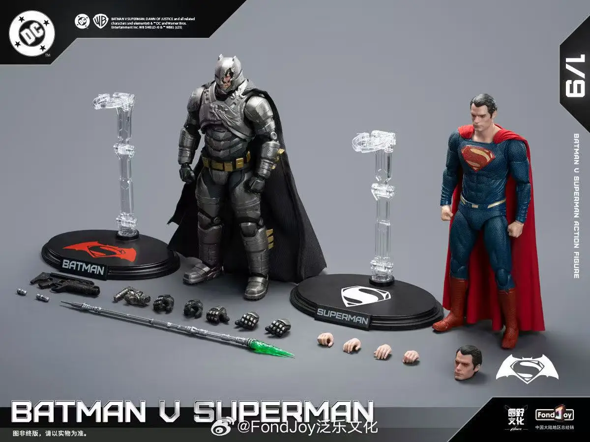Fondjoy BVS Set Armored Batman Battle Damaged Superman 1/9 Action Figure — view 7
