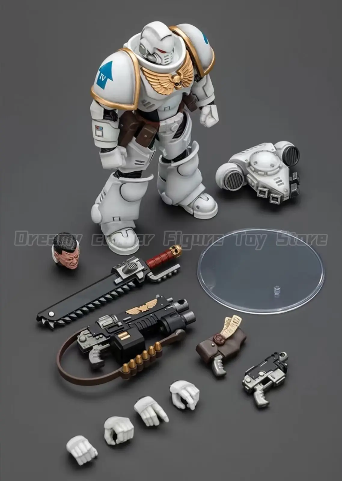 JOYTOY Warhammer 40K SPACE MARINES WHITE CONSULS INTERCESSORS 1 1/18 Model Action Figure — view 6