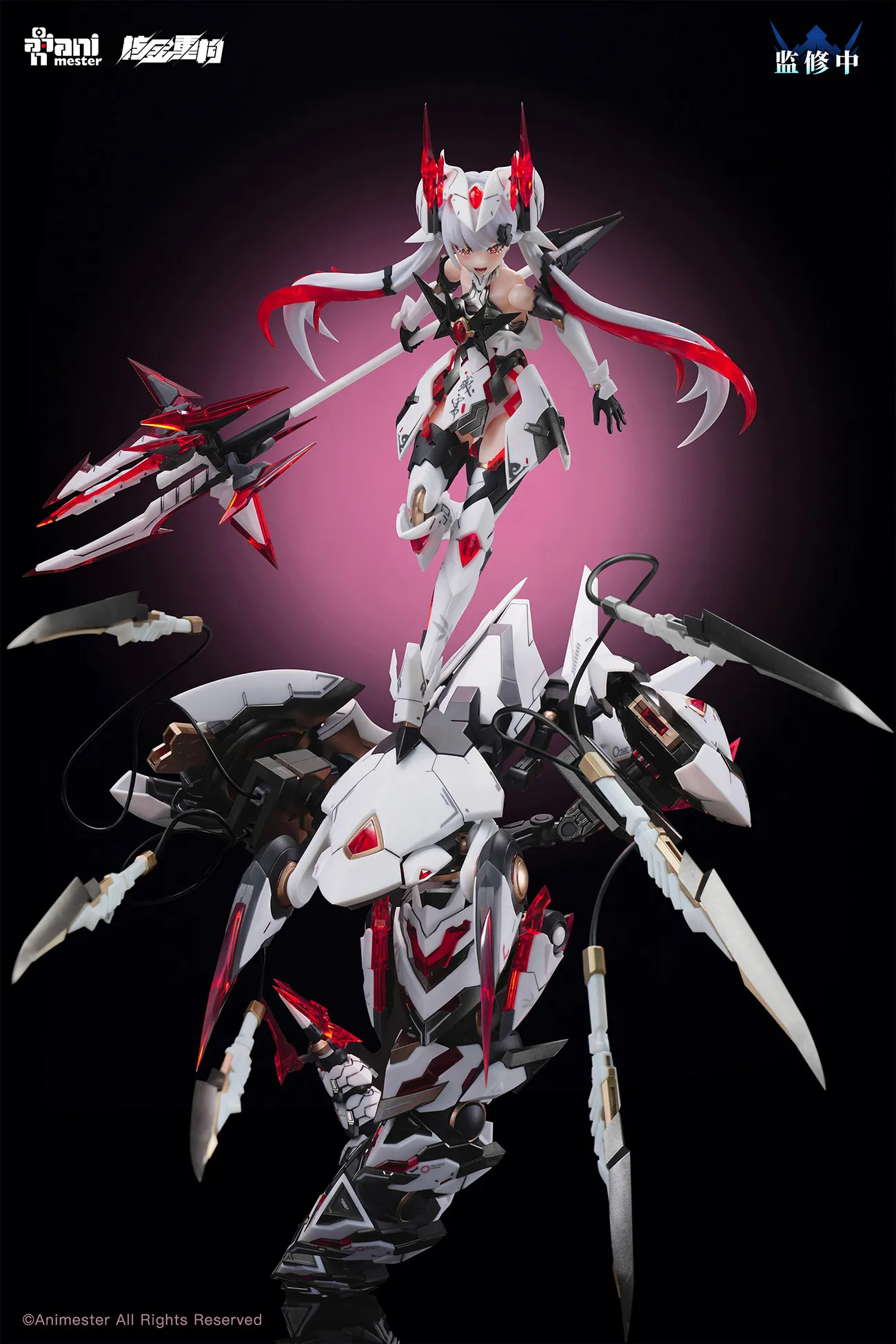 Animester Polaris Star White 1/12 Scale Plastic Model Kit — view 4