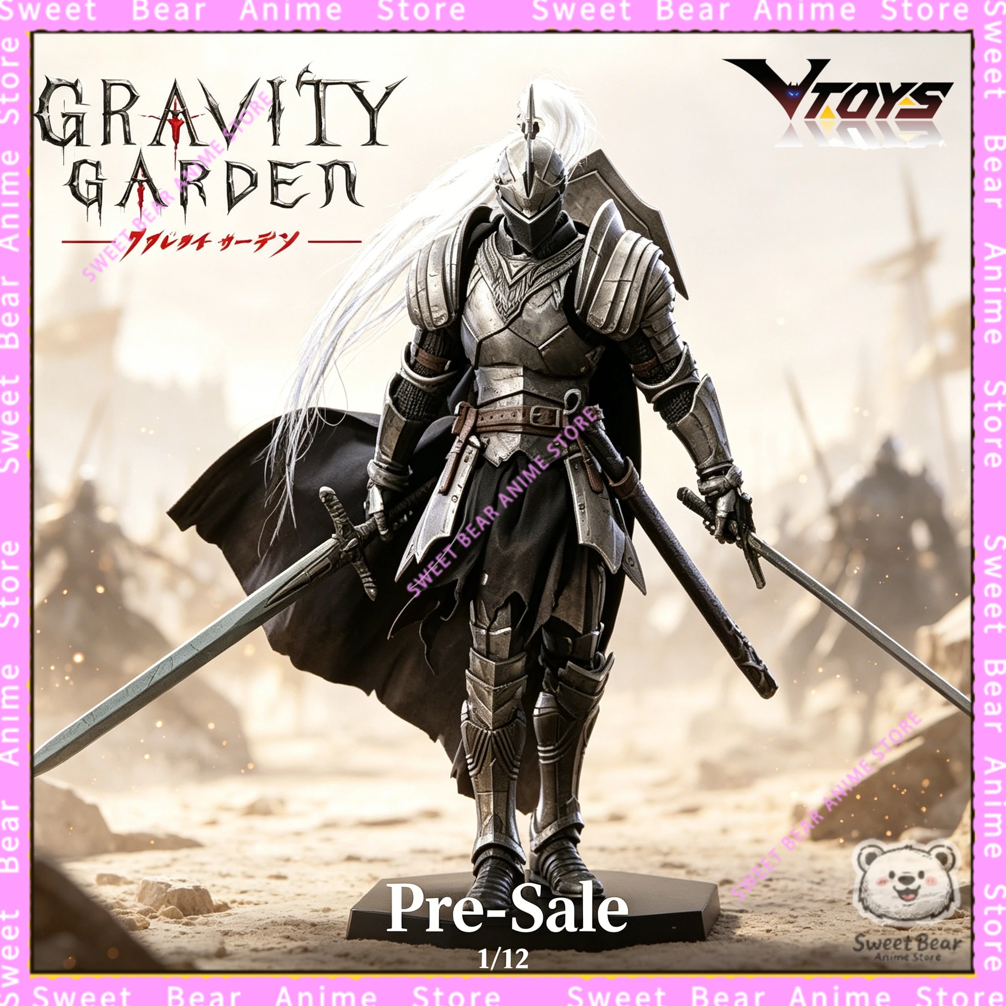 VTOYS VSD011 Silver Moon Knight Gravity Garden 1/12 Scale Anime Model Action Figure