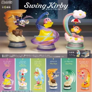 Genuine Re-Ment Original Kirby Figures Swing Kirby Star Kirby Waddle Dee Meta Knight Sword Action Pvc Figure Toy Collection Gift