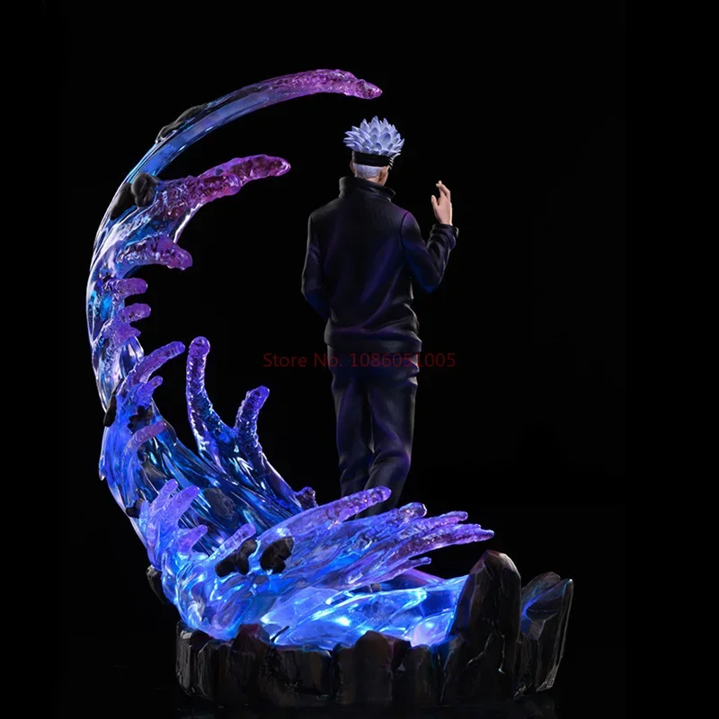 35cm Jujutsu Kaisen Gojo Satoru with LED Light Scene Special Effect Collectible Figure — view 2