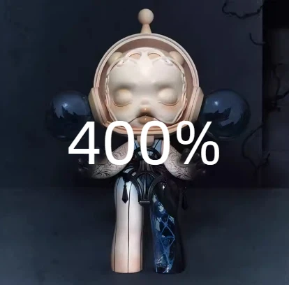 Tcv Popmart Mega Α Skullpanda 1000% 400% Guo Pei Alternate Universe Collectible Figure — view 7