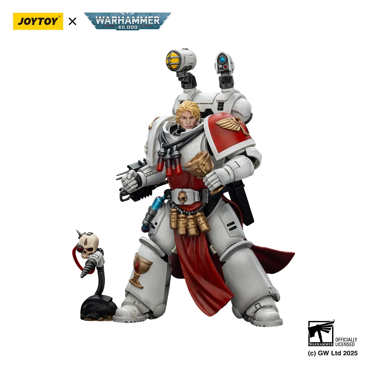 JOYTOY Warhammer 40K 1/18 Blood Angels Sanguinary Priest with Heavy Bolt Pistol Action Figure — view 3