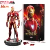 ZD 36cm Iron Man MK50 Tony Stark 10th Anniversary Memorial Collect Model Action Figure