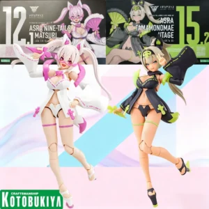 In Stock KOTOBUKIYA Original ASRA NINE TAILS MATSURI TAMAMONOMAE UTAGE Action Figure Model Toy Gift for Kids Foam Box Packaging