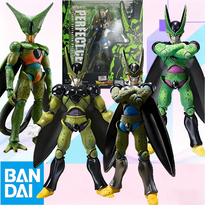 BANDAI Box S.H.Figuarts Dragon Ball All Forms of Cell PERFECT Action Figure