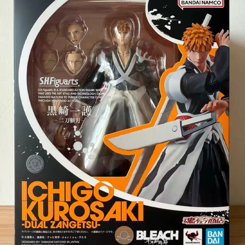 BANDAI S.H.Figuarts BLEACH ICHIGO KUROSAKI GETSUGATENSHO Model Action Figure — view 9