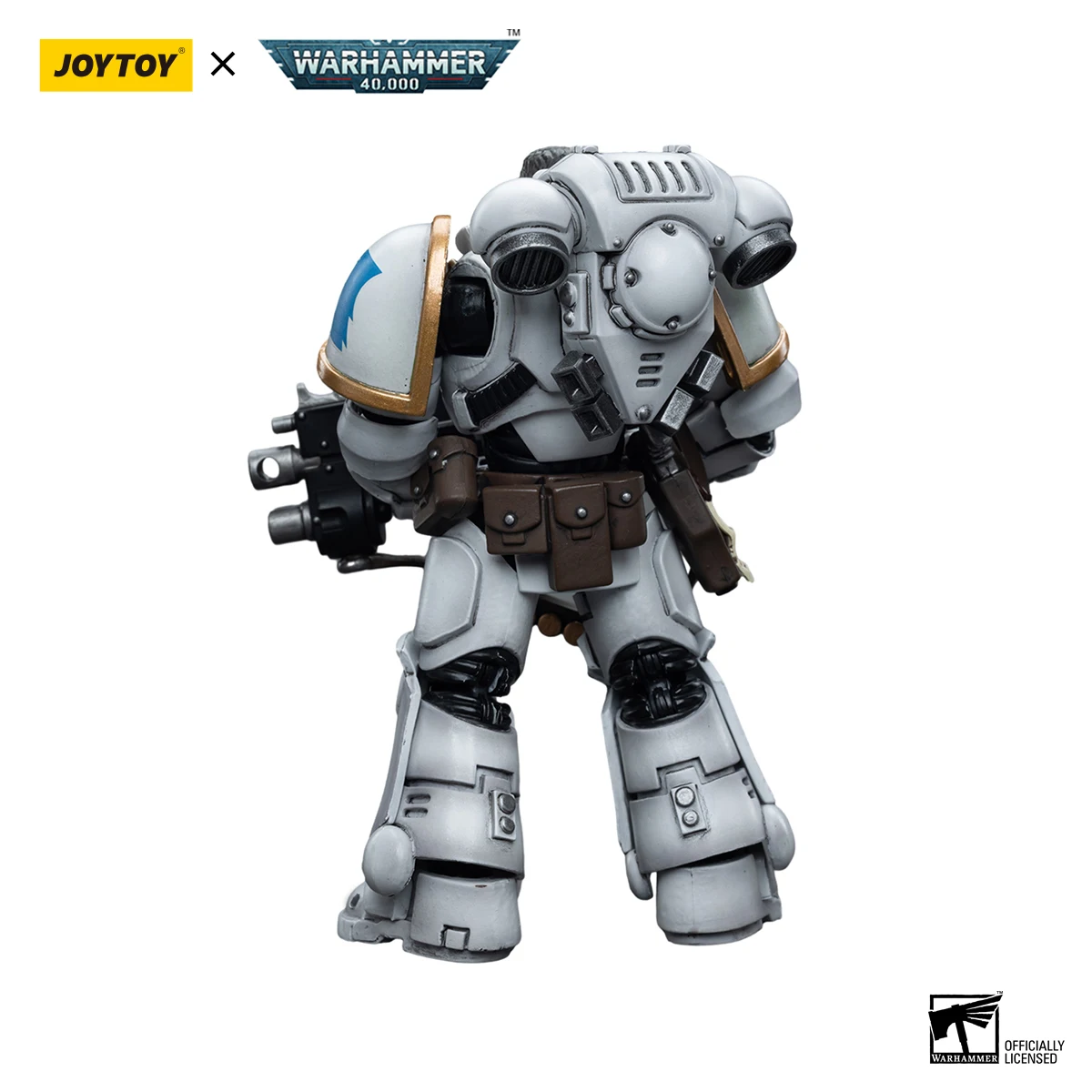 JOYTOY Warhammer 40k 1/18 Space Marines White Consuls Intercessors 1 Action Figure — view 3