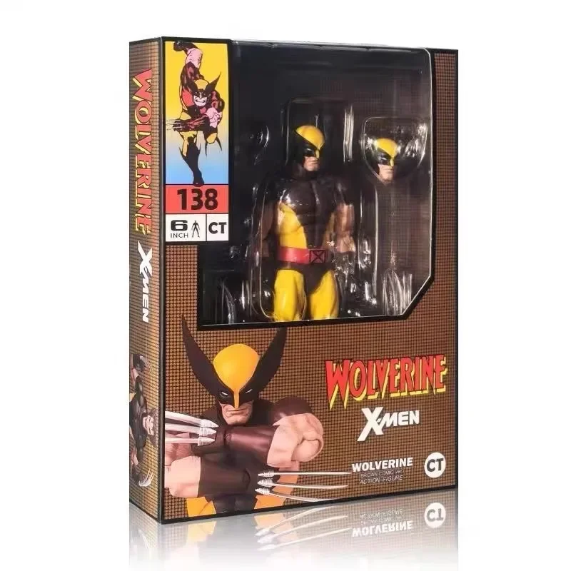 Ct Wolverine Deadpool Mafex 096 138 X Men Comic Version Collectible Figure — view 5