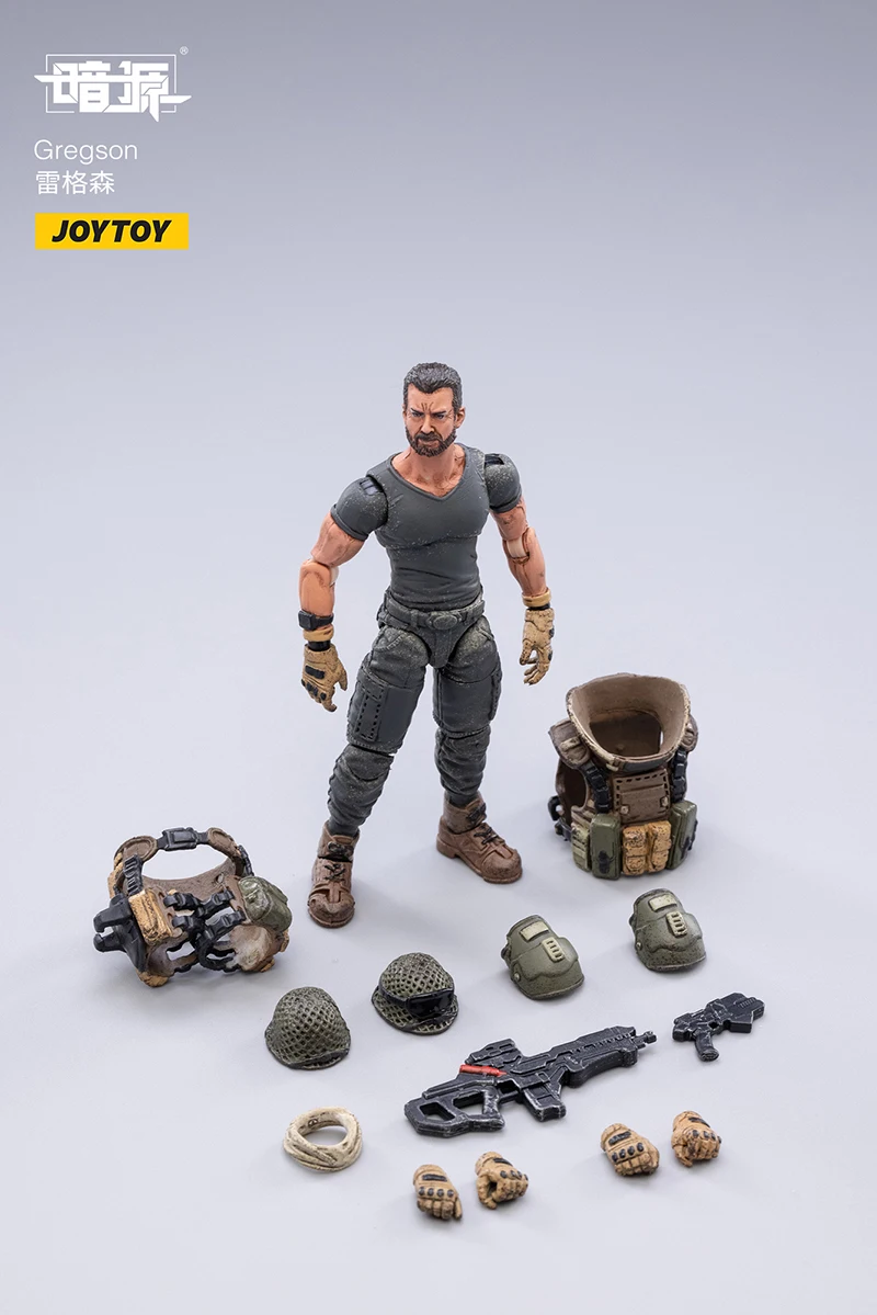 JOYTOY 1/18 Dark Source Characters Trio Soldiers Anime Figurines Military Model for Collectible Figure — view 8