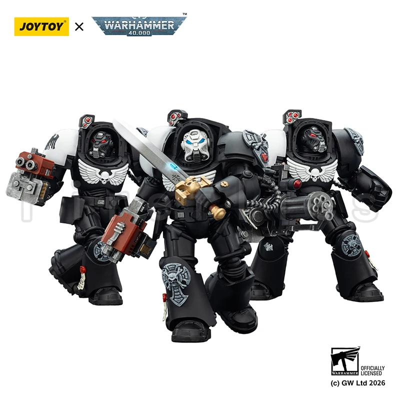1/18 JOYTOY 40K Black Templars Dark Angels Imperial Fists White Scars Salamanders Action Figure — view 9