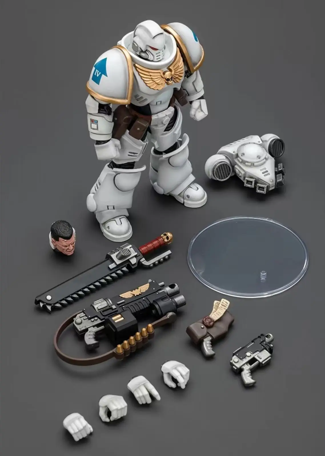 JOYTOY Warhammer 40K SPACE MARINES WHITE CONSULS INTERCESSORS 1 1/18 Model Action Figure — view 7