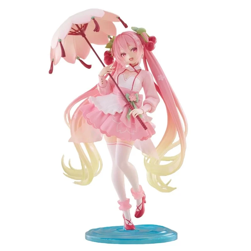 TAiTO AMP Hatsune Miku Sakura Dress Ver PVC 21CM Anime Action Figure — view 7
