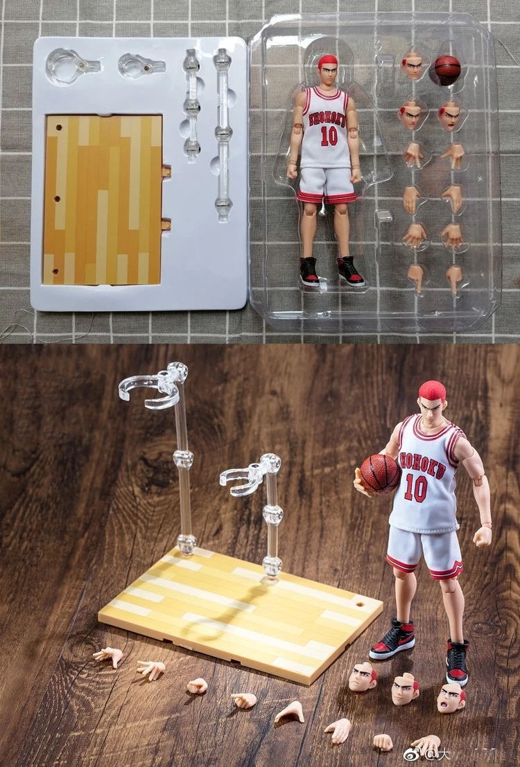 GREAT GT Dasin Play Basketball Sakuragi Mitsui Rukawa Ryota Kogure Ayako SENDOH Action Figure — view 30