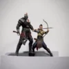Spin Master God of War: Ragnarok Ps5 Kratos Atreus 6-Inch Model Box Action Figure