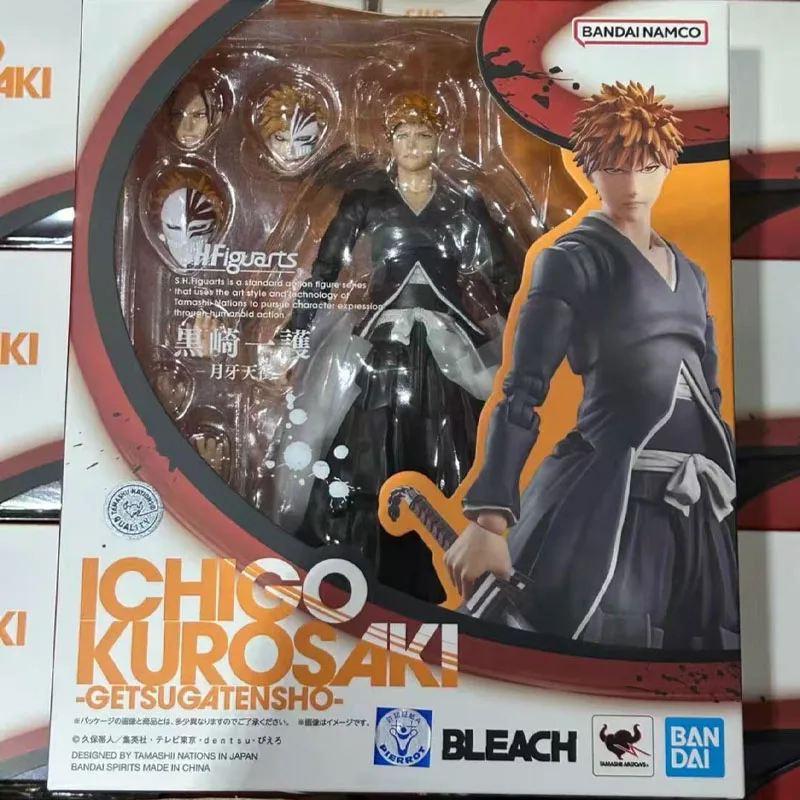 BANDAI S.H.Figuarts BLEACH ICHIGO KUROSAKI GETSUGATENSHO Model Action Figure — view 7