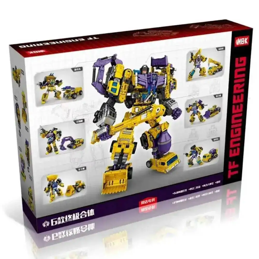 NBK Devastator G1 Transformation Combiner Movie Model KO JINBAO Deformation Car Robot Action Figure — view 5